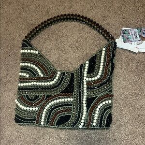 Viral Made in India Beaded Multicolor Handbag